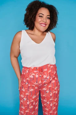 Lorraine Designs Pants & Jeans*Elise Funky Flamingo Pants