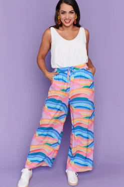 Lorraine Designs Pants & Jeans*Elise Rainbowscape Pants