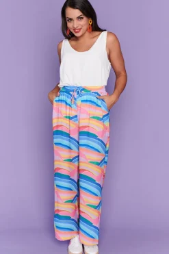 Lorraine Designs Pants & Jeans*Elise Rainbowscape Pants
