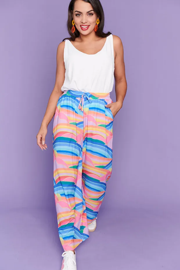 Lorraine Designs Pants & Jeans*Elise Rainbowscape Pants
