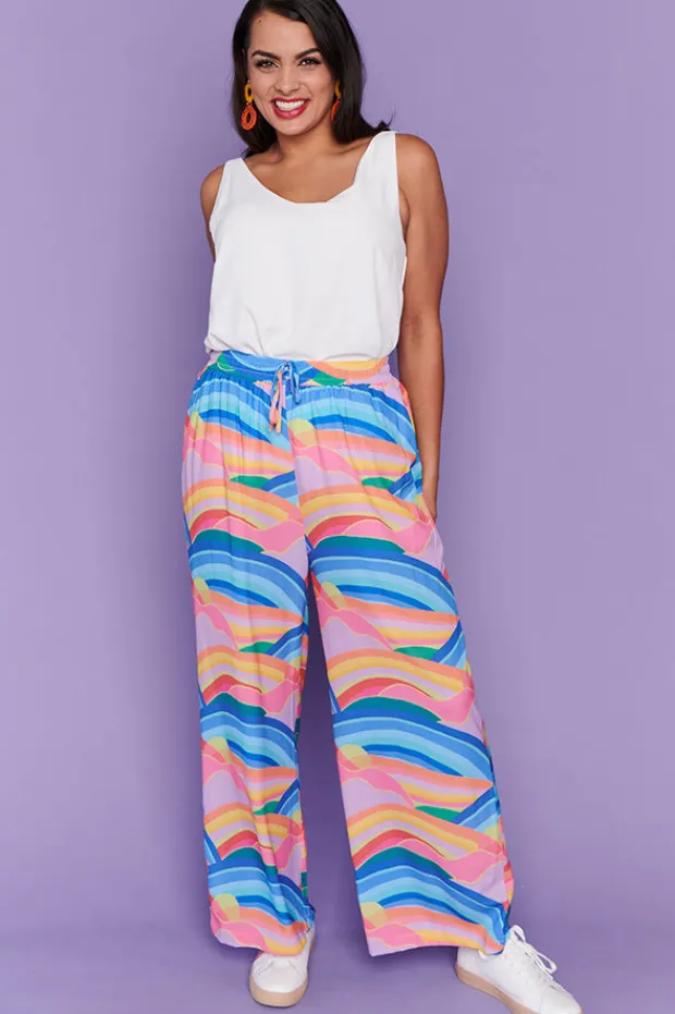 Lorraine Designs Pants & Jeans*Elise Rainbowscape Pants