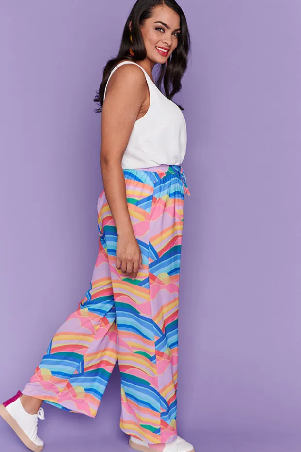 Lorraine Designs Pants & Jeans*Elise Rainbowscape Pants
