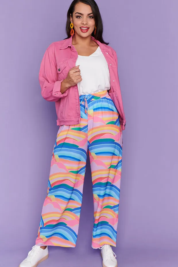 Lorraine Designs Pants & Jeans*Elise Rainbowscape Pants