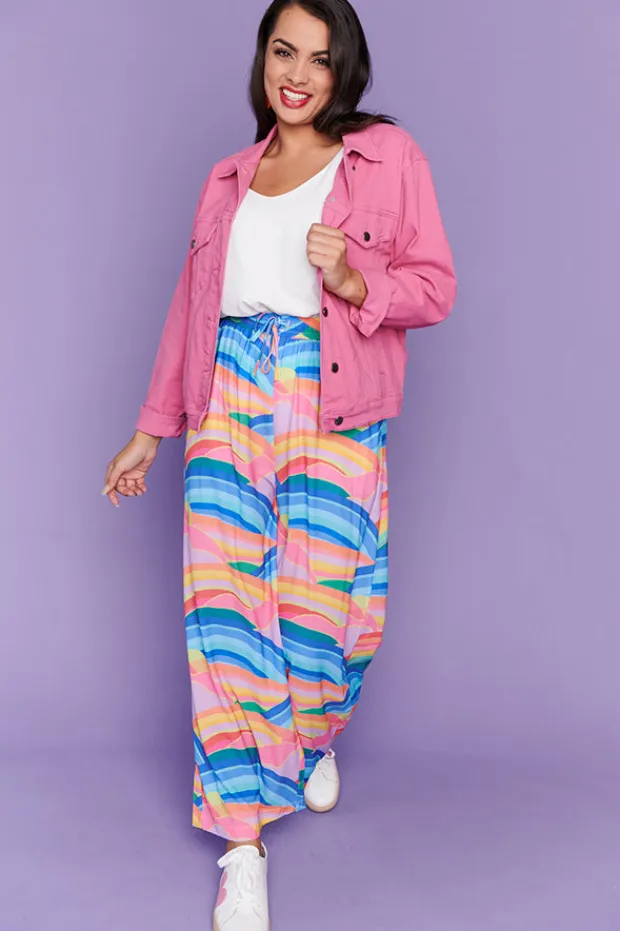 Lorraine Designs Pants & Jeans*Elise Rainbowscape Pants