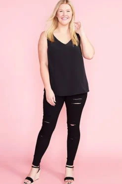 Lorraine Designs Tops*Eliza Black Cami