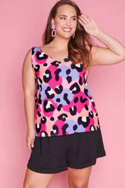 Lorraine Designs Tops*Eliza Bright Animal Cami