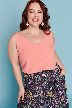 Lorraine Designs Tops*Eliza Coral Cami
