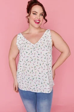 Lorraine Designs Tops*Eliza Flower Buds Cami