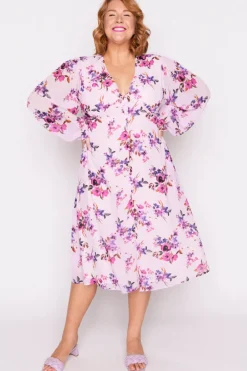Lorraine Designs Midi Dresses*Elkie Pretty in Pink Dress