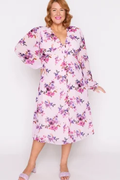 Lorraine Designs Midi Dresses*Elkie Pretty in Pink Dress
