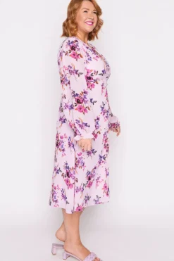 Lorraine Designs Midi Dresses*Elkie Pretty in Pink Dress
