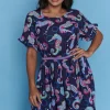 Lorraine Designs Casual Dresses | Fit & Flare Dresses*Ellen Seahorses Dress