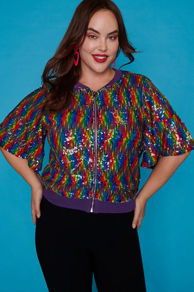 Lorraine Designs Jackets & Coats*Elliott Rainbow Lorikeet Jacket