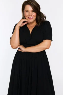 YD International Casual Dresses*Eloise Black Dress