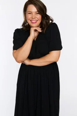 YD International Casual Dresses*Eloise Black Dress