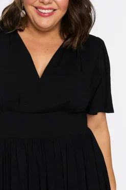 YD International Casual Dresses*Eloise Black Dress
