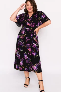Lorraine Designs Casual Dresses | Fit & Flare Dresses*Eloise Night Flower Dress
