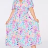 YD International Casual Dresses*Eloise Rainbow Bloom Dress