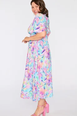 YD International Casual Dresses*Eloise Rainbow Bloom Dress