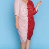 Lorraine Designs Shift Dresses | Sequin Dresses*Endora Pink and Red Sequin Dress