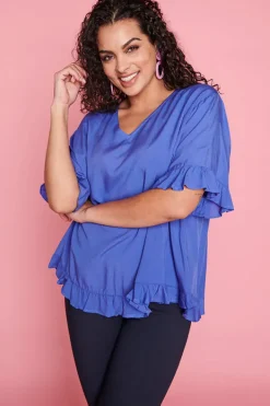 Lorraine Designs Tops*Eva Purple Top