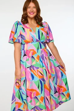 Lorraine Designs Casual Dresses | Fit & Flare Dresses*Evie Colour Swatch Dress