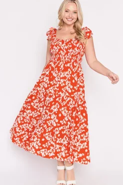 Lorraine Designs Casual Dresses | Fit & Flare Dresses*Farah Red Petal Whimsy Dress