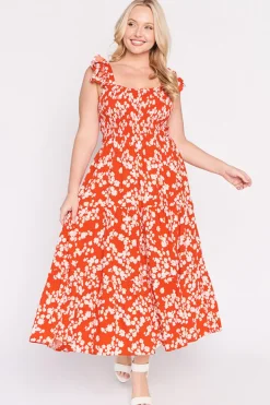 Lorraine Designs Casual Dresses | Fit & Flare Dresses*Farah Red Petal Whimsy Dress