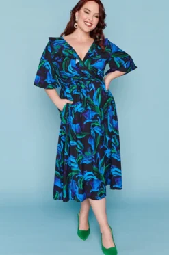 Lorraine Casual Dresses | Fit & Flare Dresses*Finley Ocean Blue Dress