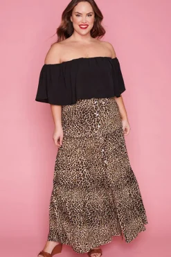 Label of Love Skirts*First Thing Leopard Print Skirt