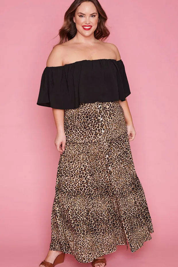 Label of Love Skirts*First Thing Leopard Print Skirt