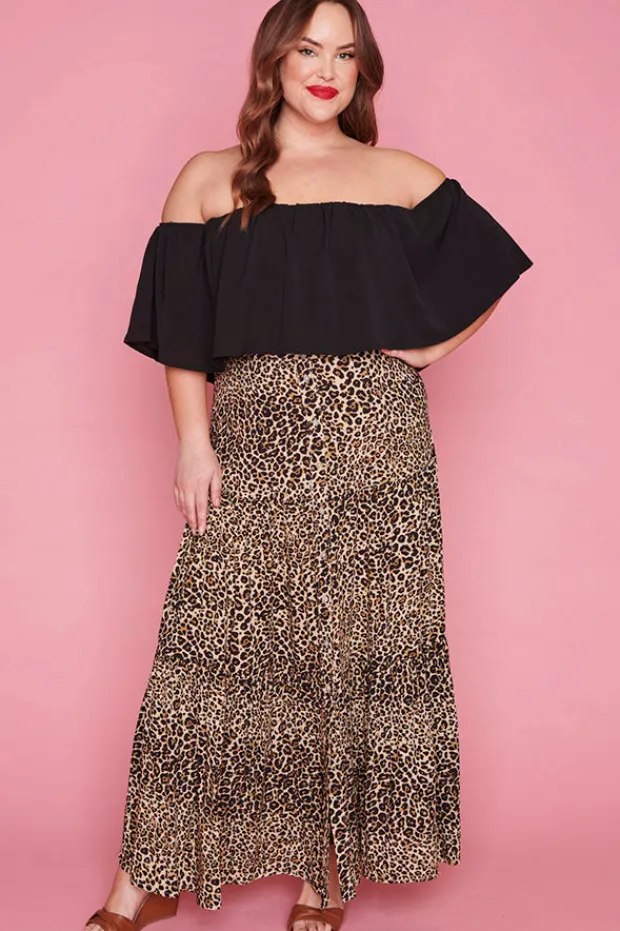 Label of Love Skirts*First Thing Leopard Print Skirt
