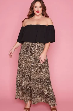 Label of Love Skirts*First Thing Leopard Print Skirt