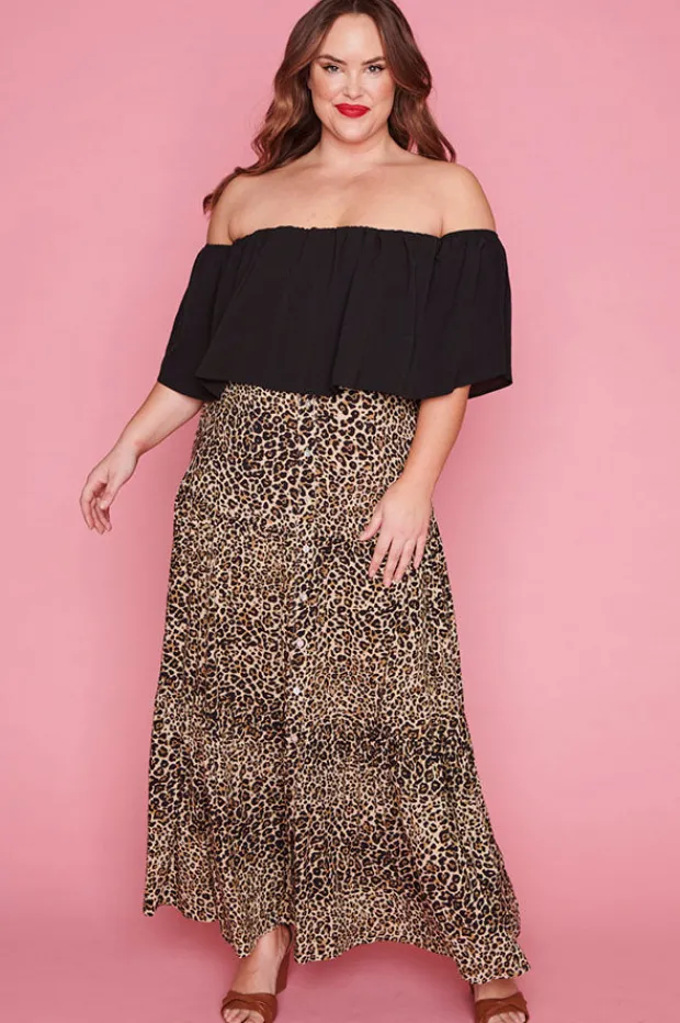 Label of Love Skirts*First Thing Leopard Print Skirt