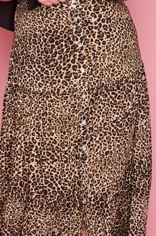 Label of Love Skirts*First Thing Leopard Print Skirt
