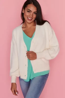 Lorraine Designs Knits & Cardigans*Fluffy Ivory Cardi