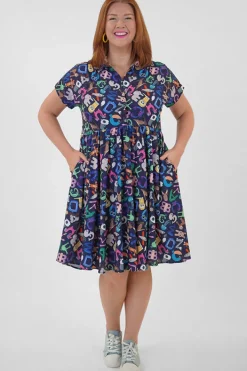 Lorraine Designs Casual Dresses | Fit & Flare Dresses*Frankie Alpha Animals Dress