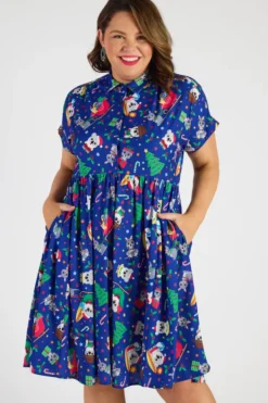 Lorraine Designs Shirt Dresses | Casual Dresses*Frankie Aussie Christmas Dress