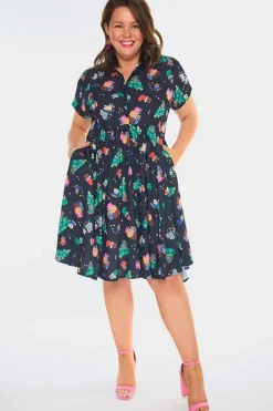 Lorraine Designs Casual Dresses | Fit & Flare Dresses*Frankie Christmas Pets Dress