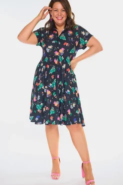 Lorraine Designs Casual Dresses | Fit & Flare Dresses*Frankie Christmas Pets Dress