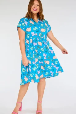 Lorraine Designs Shirt Dresses | Casual Dresses*Frankie Dino Print Dress