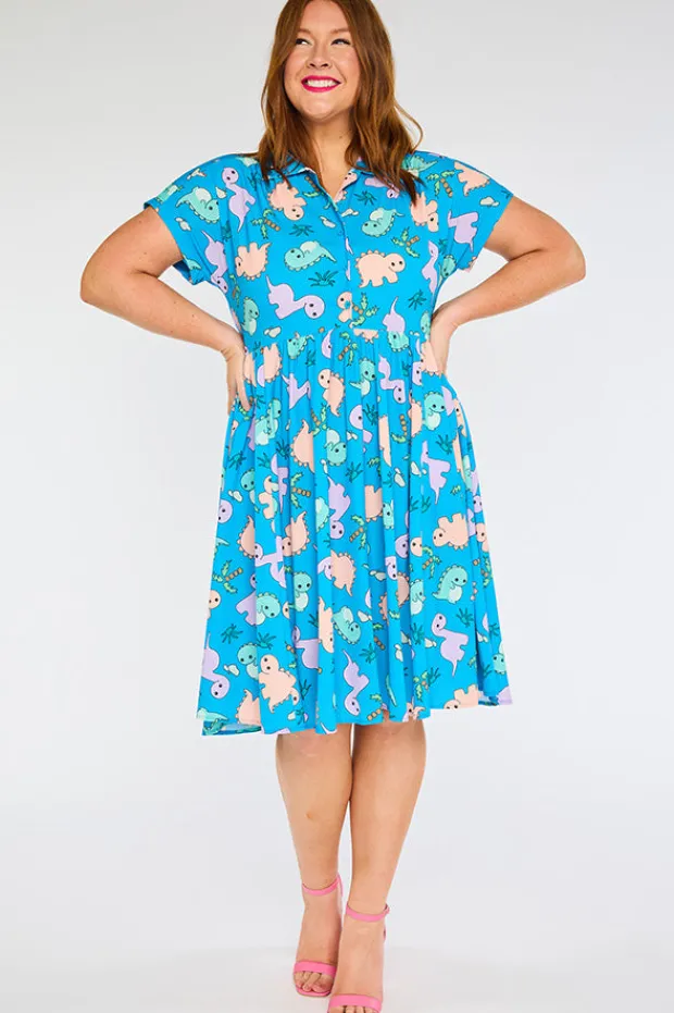 Lorraine Designs Shirt Dresses | Casual Dresses*Frankie Dino Print Dress