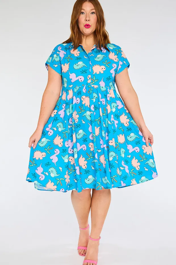 Lorraine Designs Shirt Dresses | Casual Dresses*Frankie Dino Print Dress