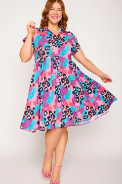 Lorraine Designs Loose Dresses | Casual Dresses*Frankie Inky Leopard Dress