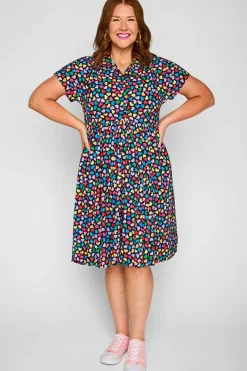 Lorraine Designs Shirt Dresses | Casual Dresses*Frankie Love Candy Black Dress