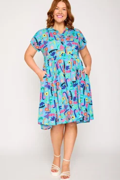 Lorraine Designs Shirt Dresses | Casual Dresses*Frankie Shine Bright Dress