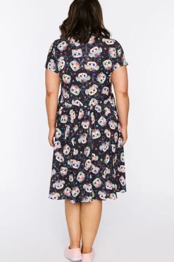 Lorraine Designs Shirt Dresses | Casual Dresses*Frankie Sugar Skull Pets Dress