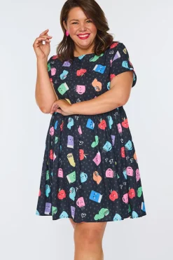Lorraine Designs Shift Dresses | Casual Dresses*Freya Bookworm Black Dress