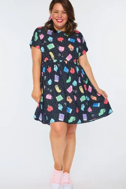 Lorraine Designs Shift Dresses | Casual Dresses*Freya Bookworm Black Dress