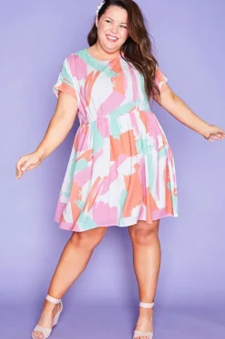 Lorraine Designs Casual Dresses | Shift Dresses*Freya Brushstrokes Dress